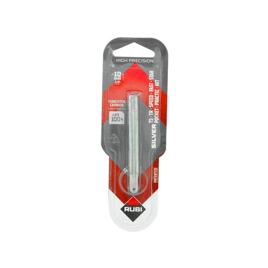 Repuesto Rubi rodel Silver 10mm carburo de tungsteno para cortadoras de azulejo y cerámica, alta precisión.