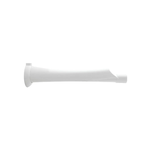Brazo para regadera de plástico blanco resistente para instalación de ducha en pared y fontanería de baño