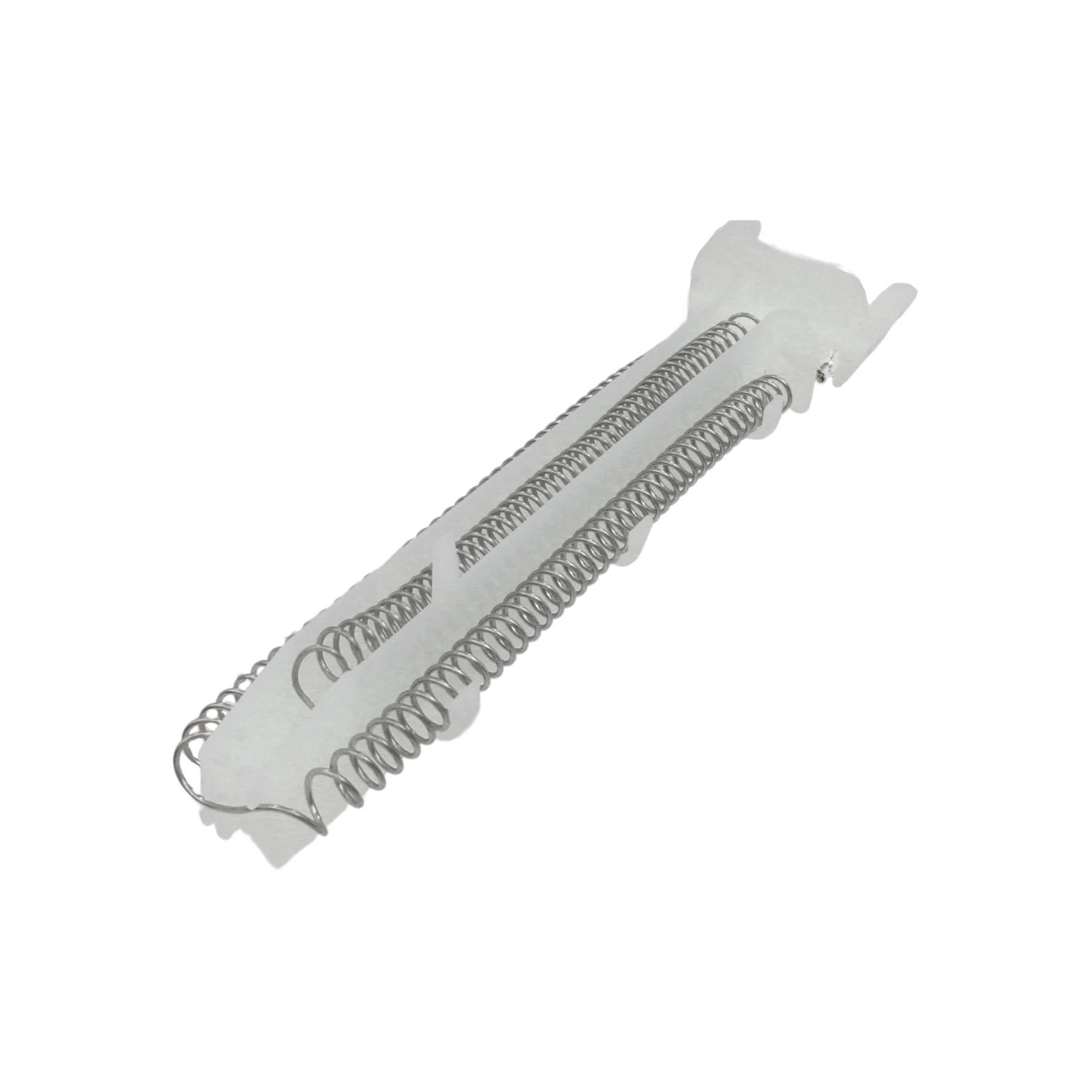 Resistencia para regadera eléctrica 4400W con espirales metálicas y soporte aislante blanco