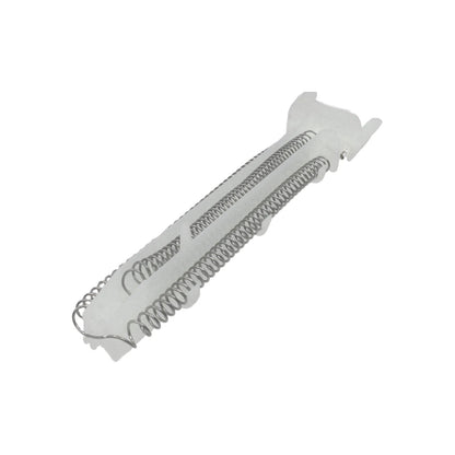 Resistencia para regadera eléctrica 4400W con espirales metálicas y soporte aislante blanco