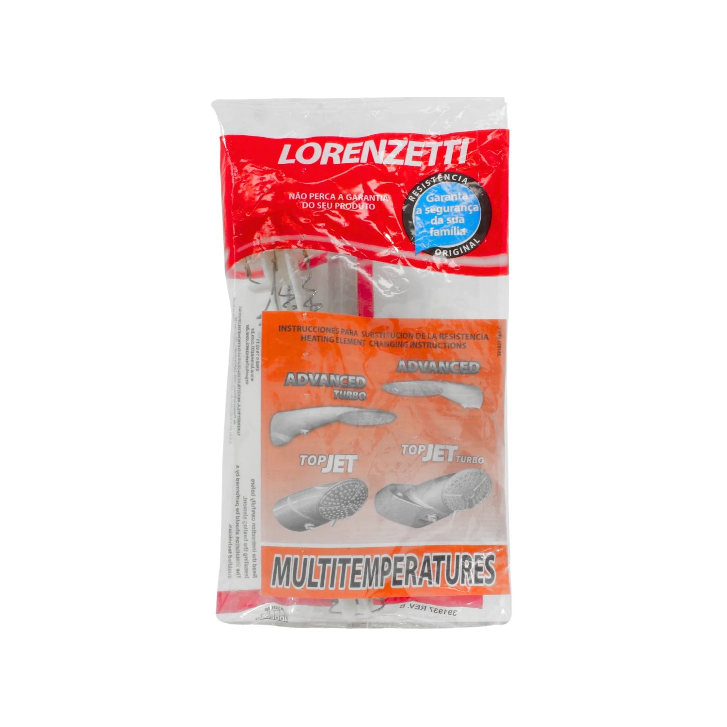 Resistencia eléctrica Lorenzetti 4400W para regaderas multitemperaturas TOP JET y Advanced.