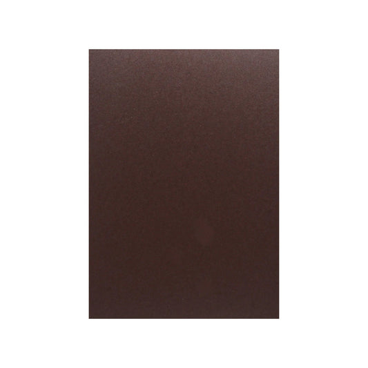 Lija de esmeril grano 80, hoja rectangular marrón oscuro con textura abrasiva