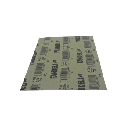 Lija de agua Fandeli grano 320 para pulido fino de superficies, abrasivo de ferretería