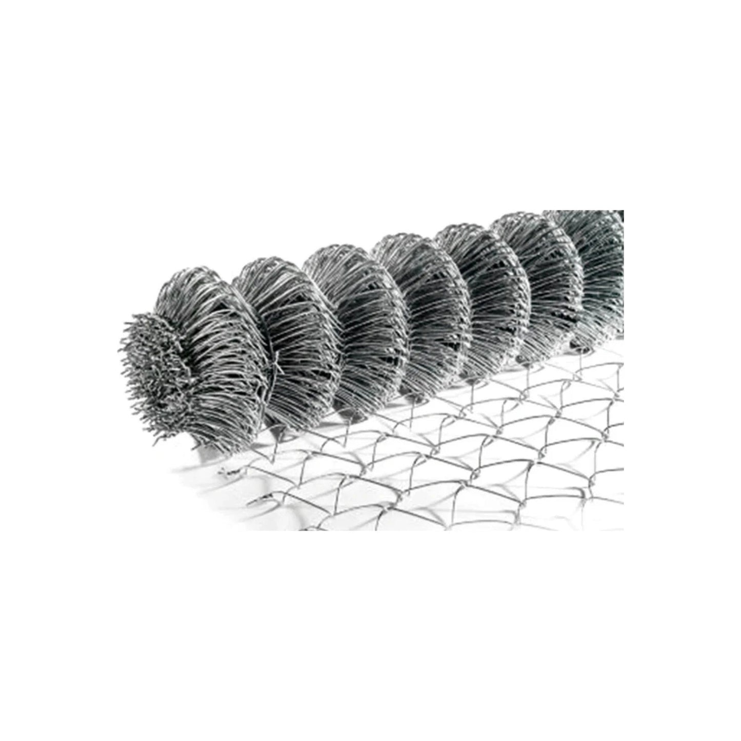 Rollo de malla ciclónica de alambre galvanizado calibre 13 para cercas y seguridad