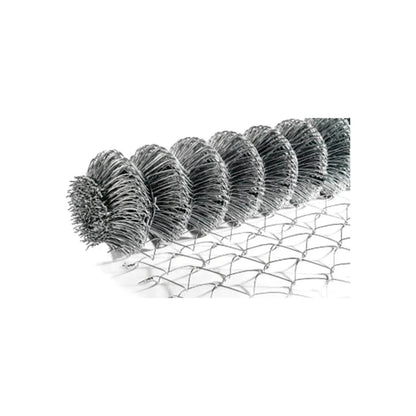 Rollo de malla ciclónica de alambre galvanizado calibre 13 para cercas y seguridad