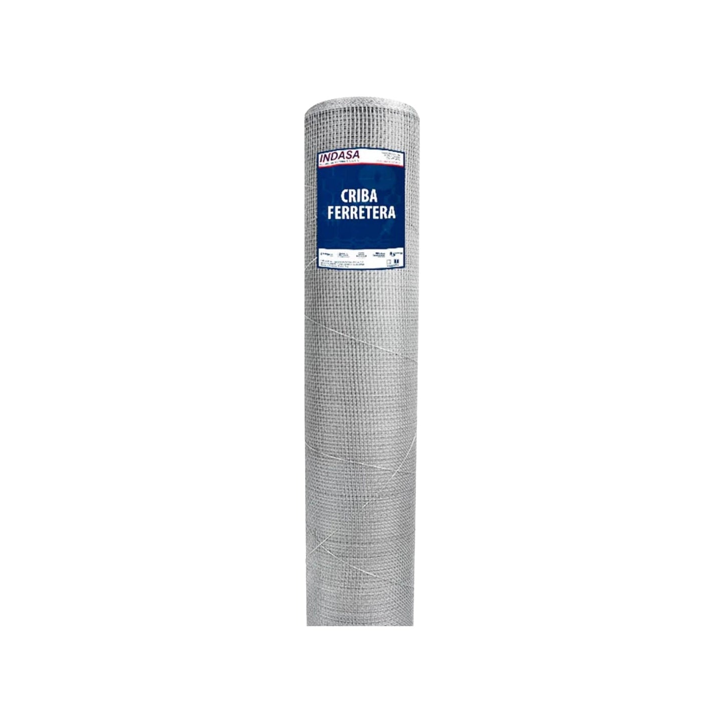 Rollo tela arenera INDASA 8x8, malla metálica galvanizada para criba, construcción y filtrado de arena
