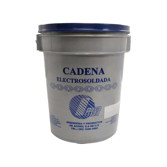 Cadena galvanizada 1/4" cubeta de 25 kg Ipasa