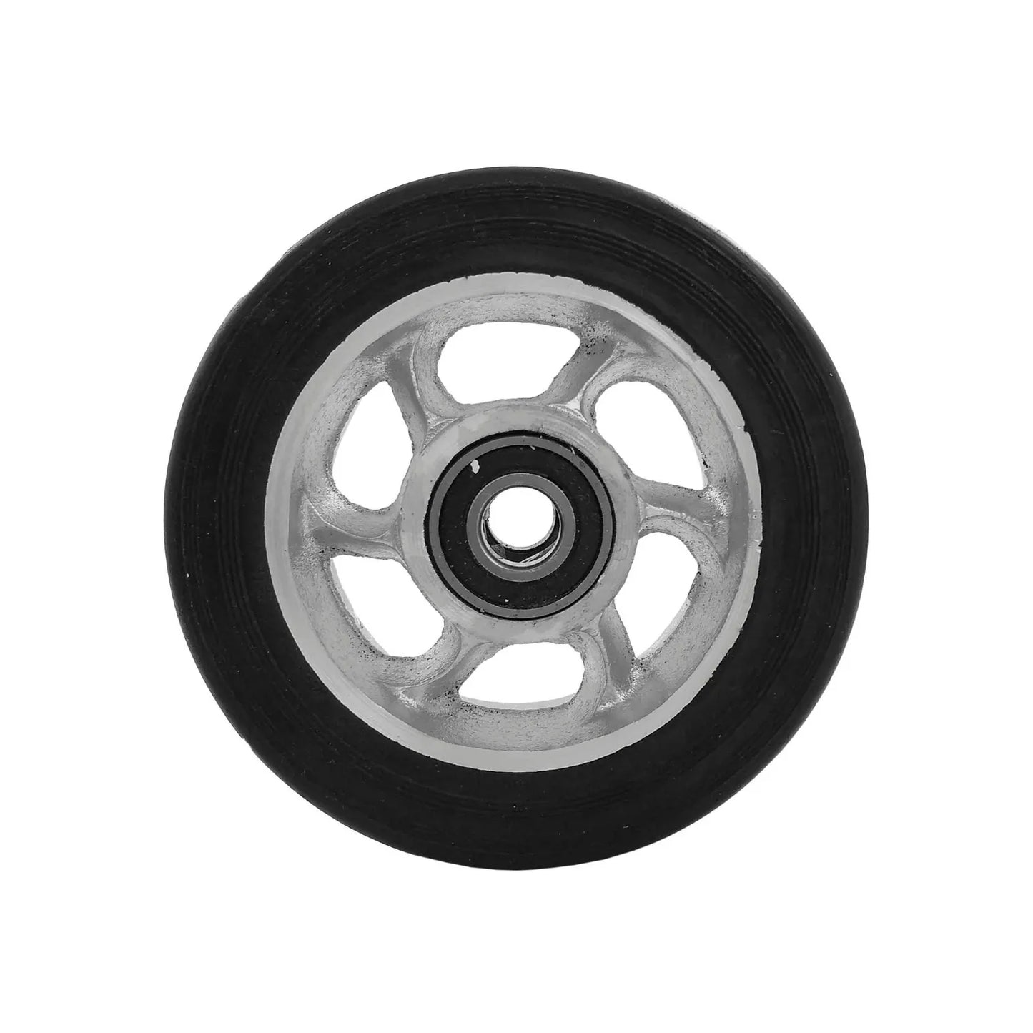 Rueda para diablo 6" con rin de rayos tipo franche Huajucar