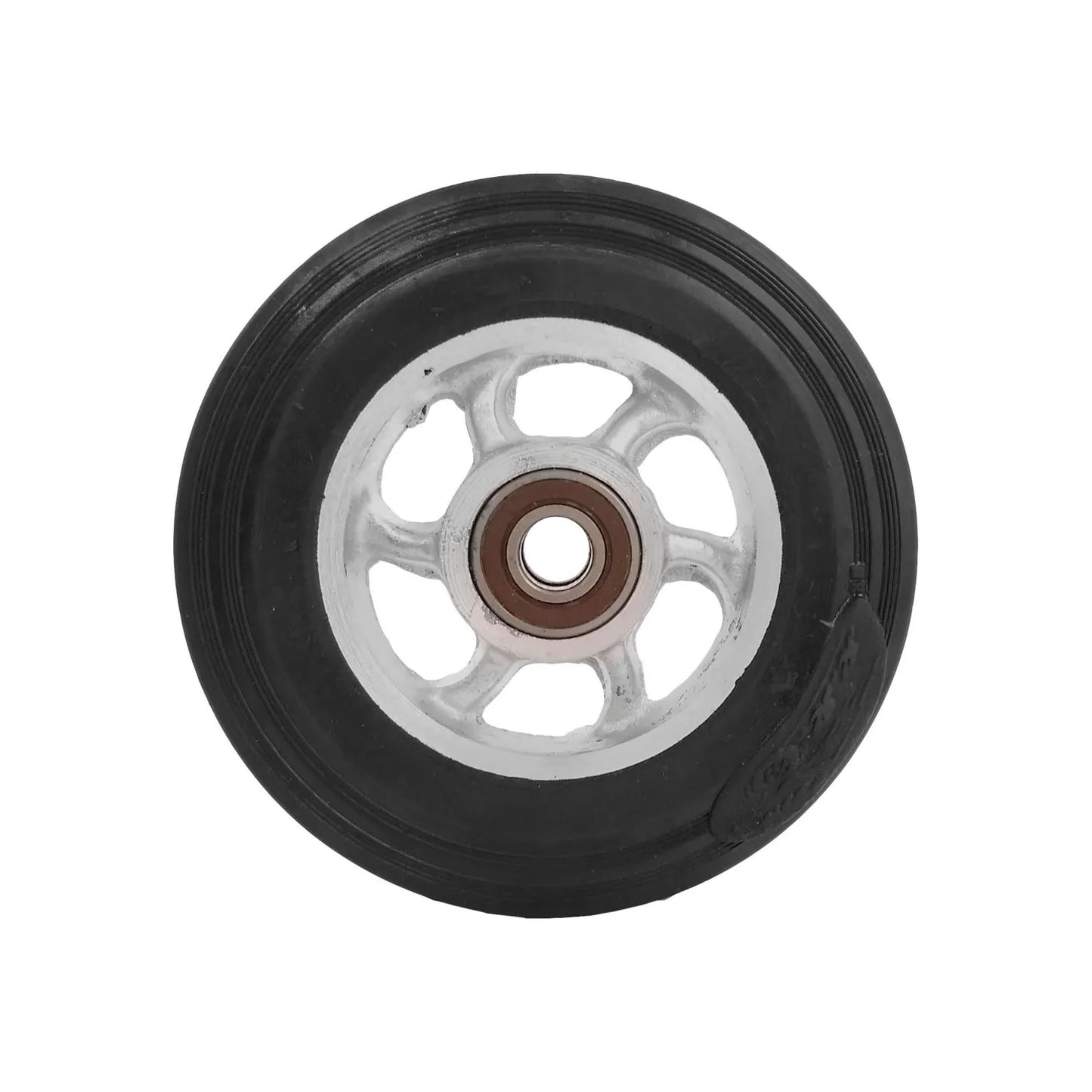 Rueda para diablo 7" con rin de rayos tipo franche Huajucar