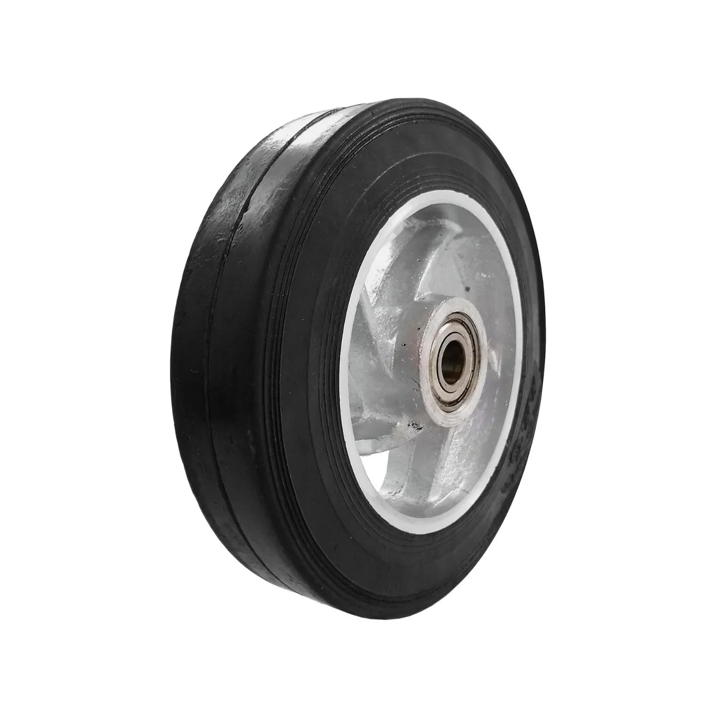 Rueda para diablo 8" con rin de rayos tipo franche Huajucar