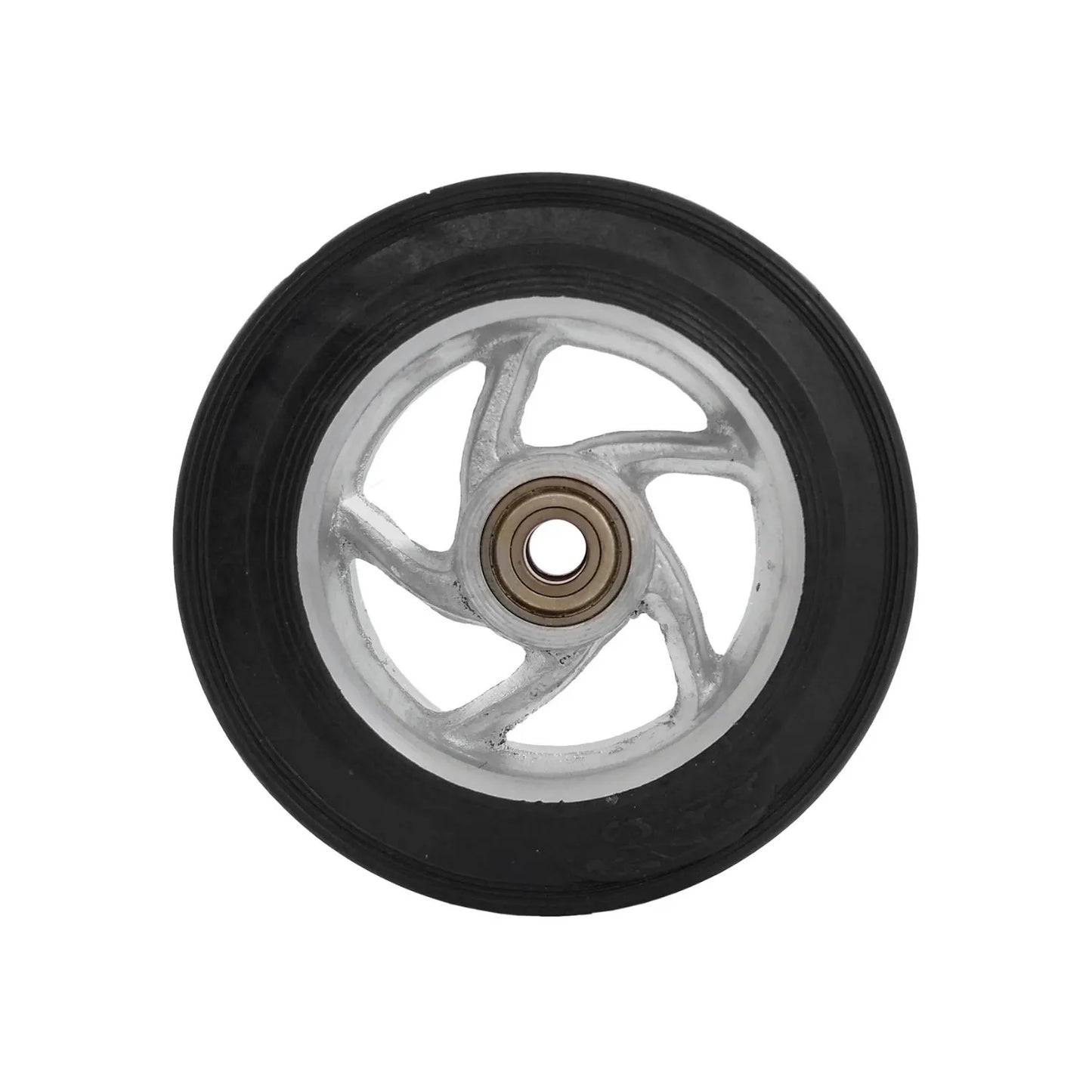 Rueda para diablo 8" con rin de rayos tipo franche Huajucar