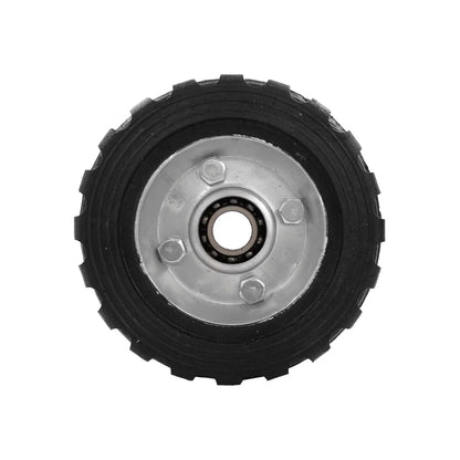 Rueda para diablo 5" de 1 balero PVC Huajucar