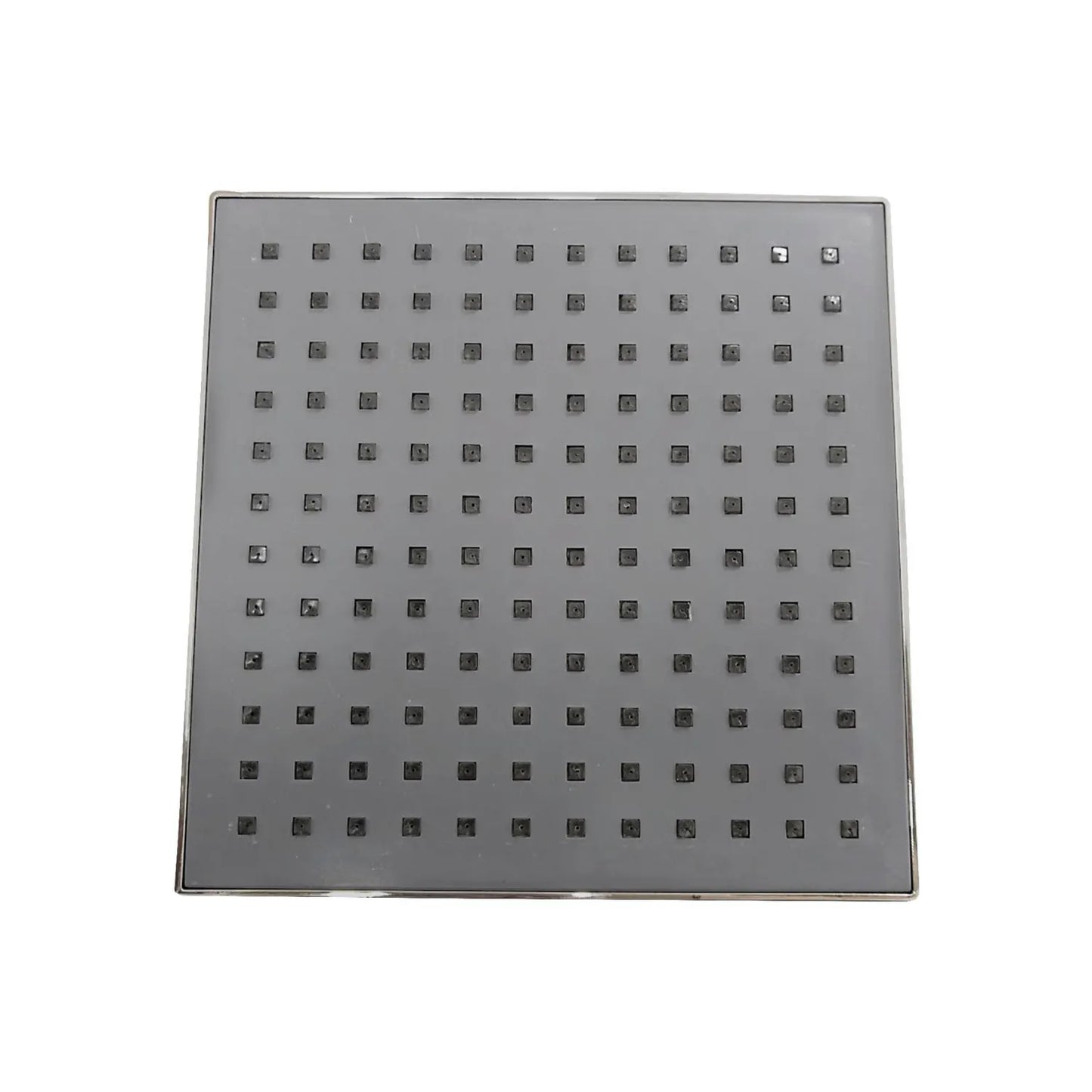 Regadera cuadrada 8" ABS gris Magaña PRMOZ20