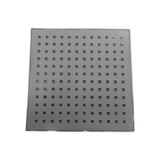 Regadera cuadrada 8" ABS gris Magaña PRMOZ20