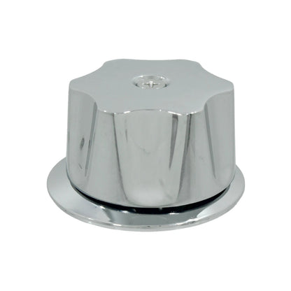 Maneral de regadera cromado brillante, diseño estrella con chapetón para ducha