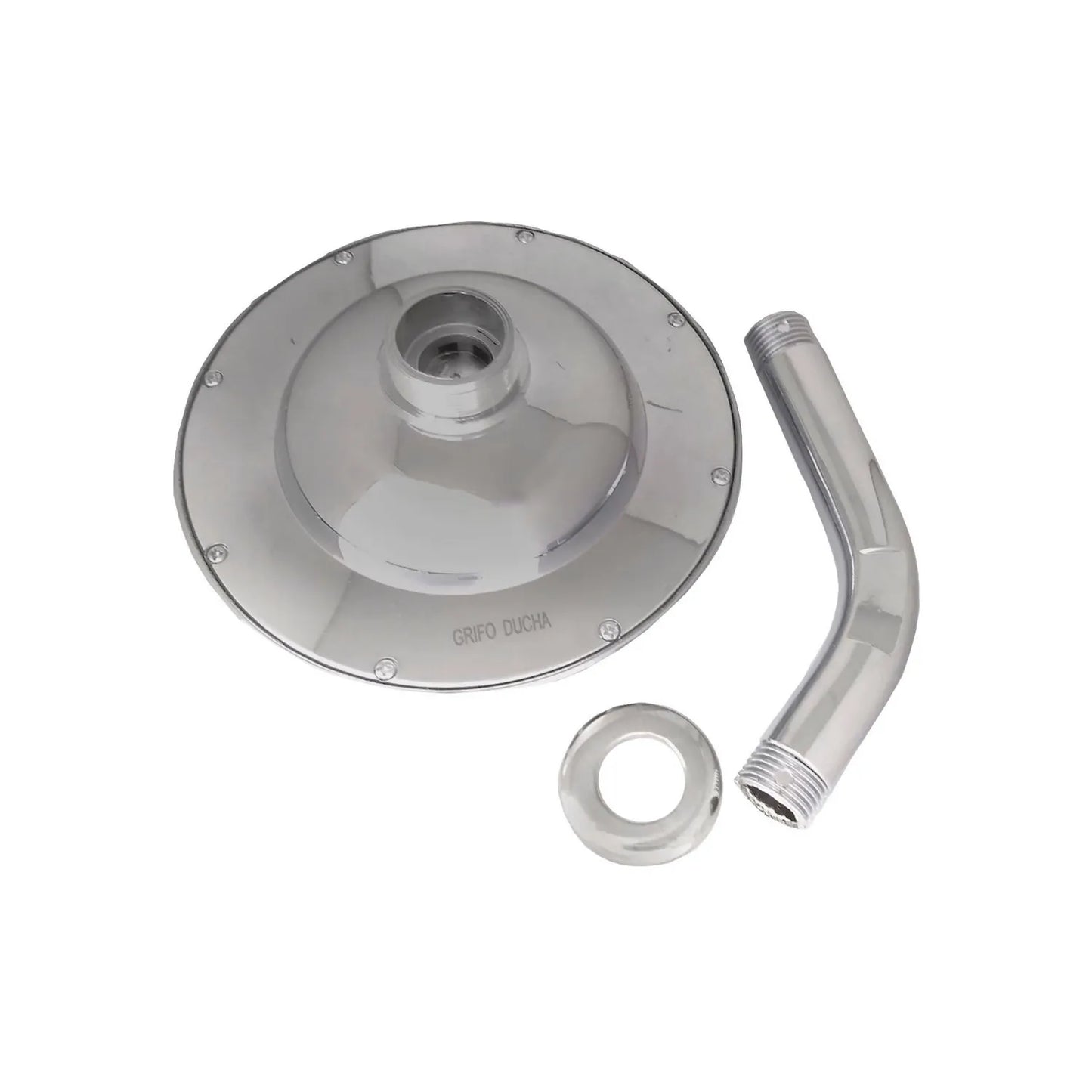 Regadera redonda 6" ABS cromada Magaña PRMC-B/SH3