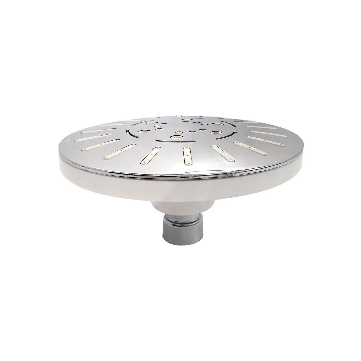 Regadera redonda 4" ABS blanca cromada Magaña P-R10BR