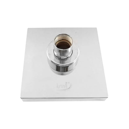 Regadera cuadrada IML cromada de 4 pulgadas, material ABS, para baño y ducha