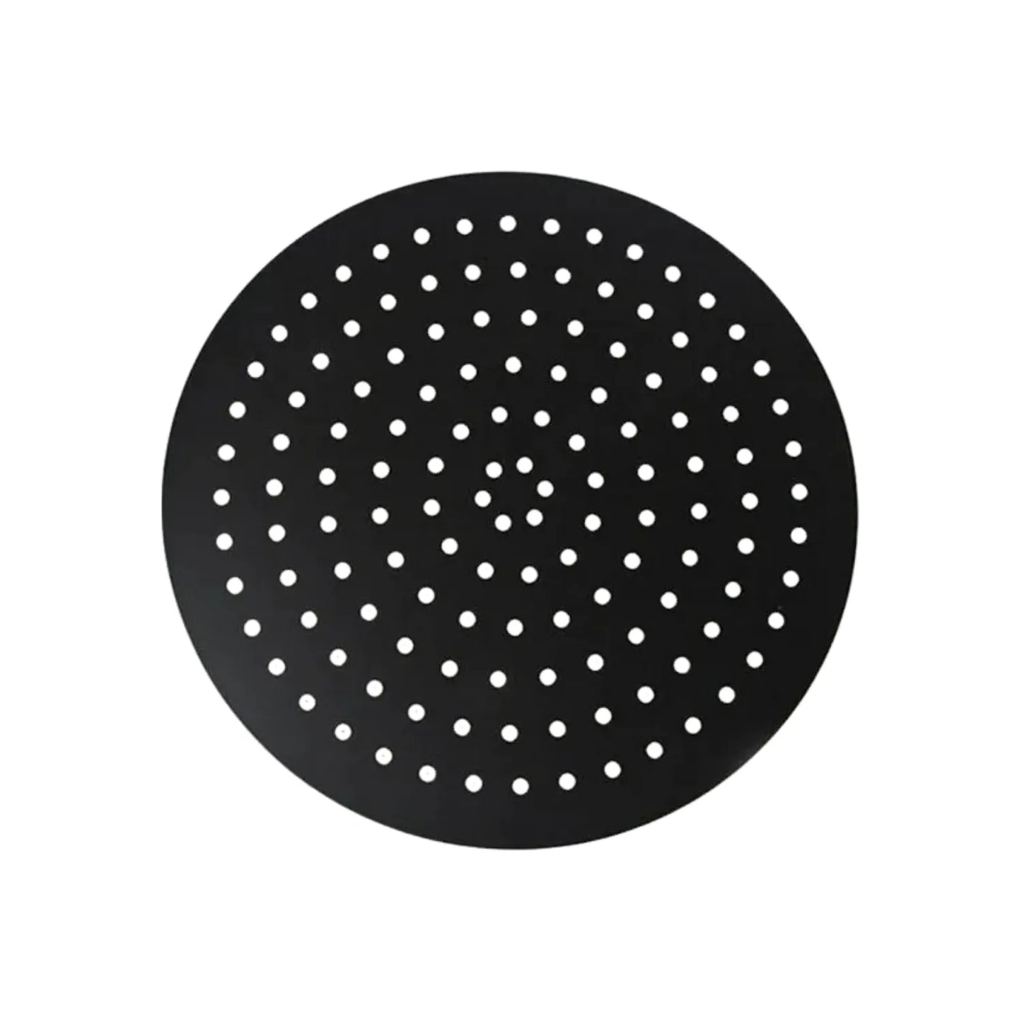 Regadera redonda 6" acero inoxidable negro mate Magaña R6N