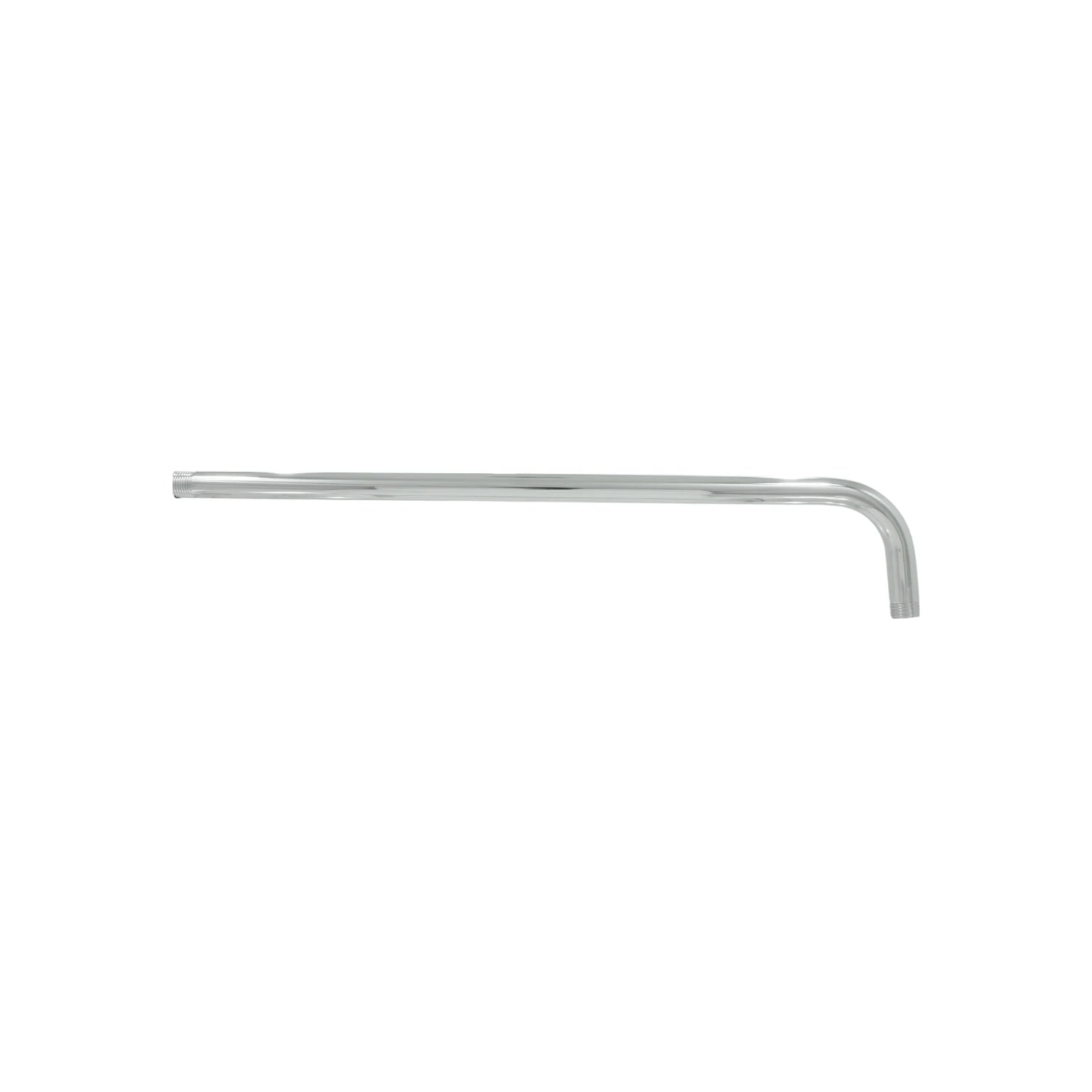 Brazo para regadera cromado de 60 cm con diseño angular, extensión para ducha de baño, instalación de plomería