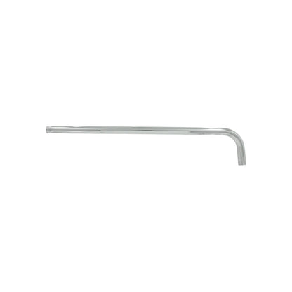 Brazo para regadera cromado de 60 cm con diseño angular, extensión para ducha de baño, instalación de plomería