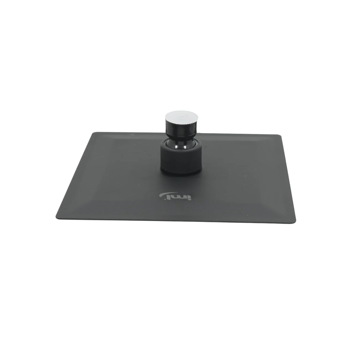Regadera cuadrada 6" acero inoxidable negra mate Magaña P-RC15N