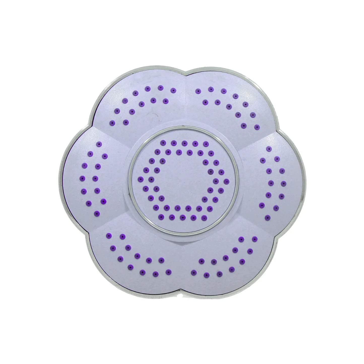 Regadera flor ABS mediana morada Magaña PRF6