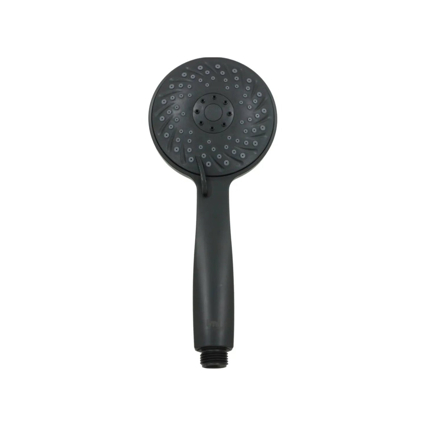 Regadera de teléfono negra ABS, rociador de mano con selector de chorros ajustable para baño y ducha.