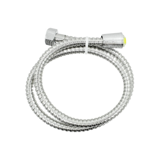 Manguera flexible metálica cromada para regadera de baño 1 metro