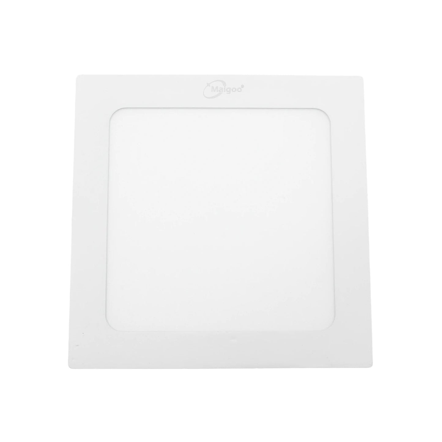 Lámpara panel LED cuadrada Maigoo empotrable blanca para techo