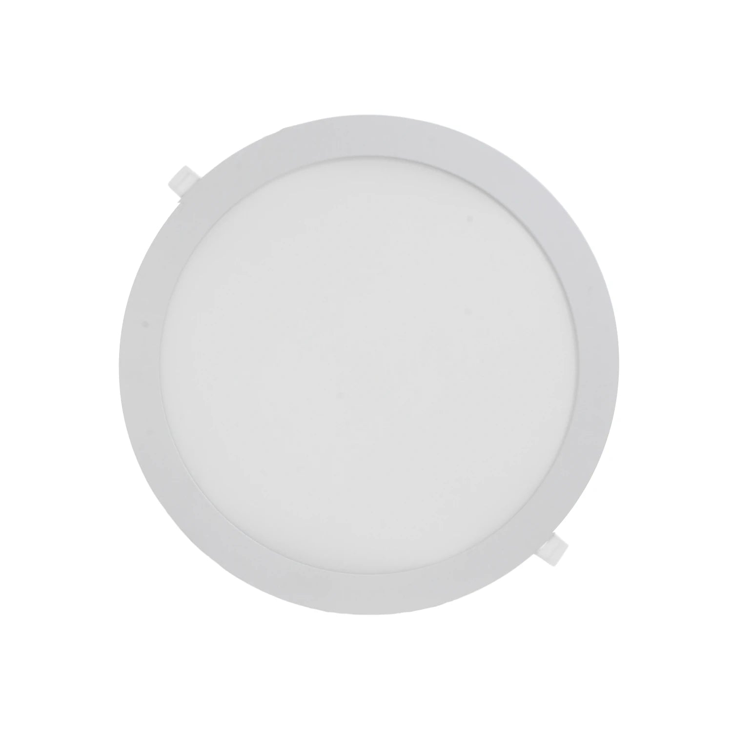 Panel LED redondo empotrable de 24W para iluminación de techo, color blanco