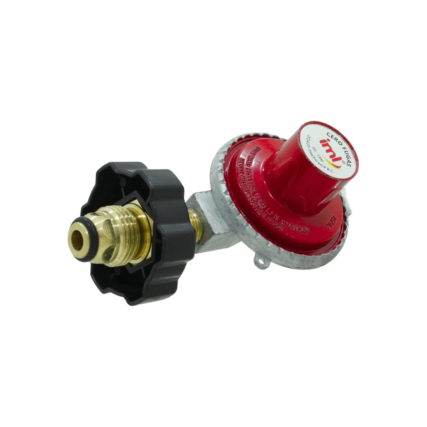 Regulador de gas alta presión con maneral/punta pool Iml QC-19M