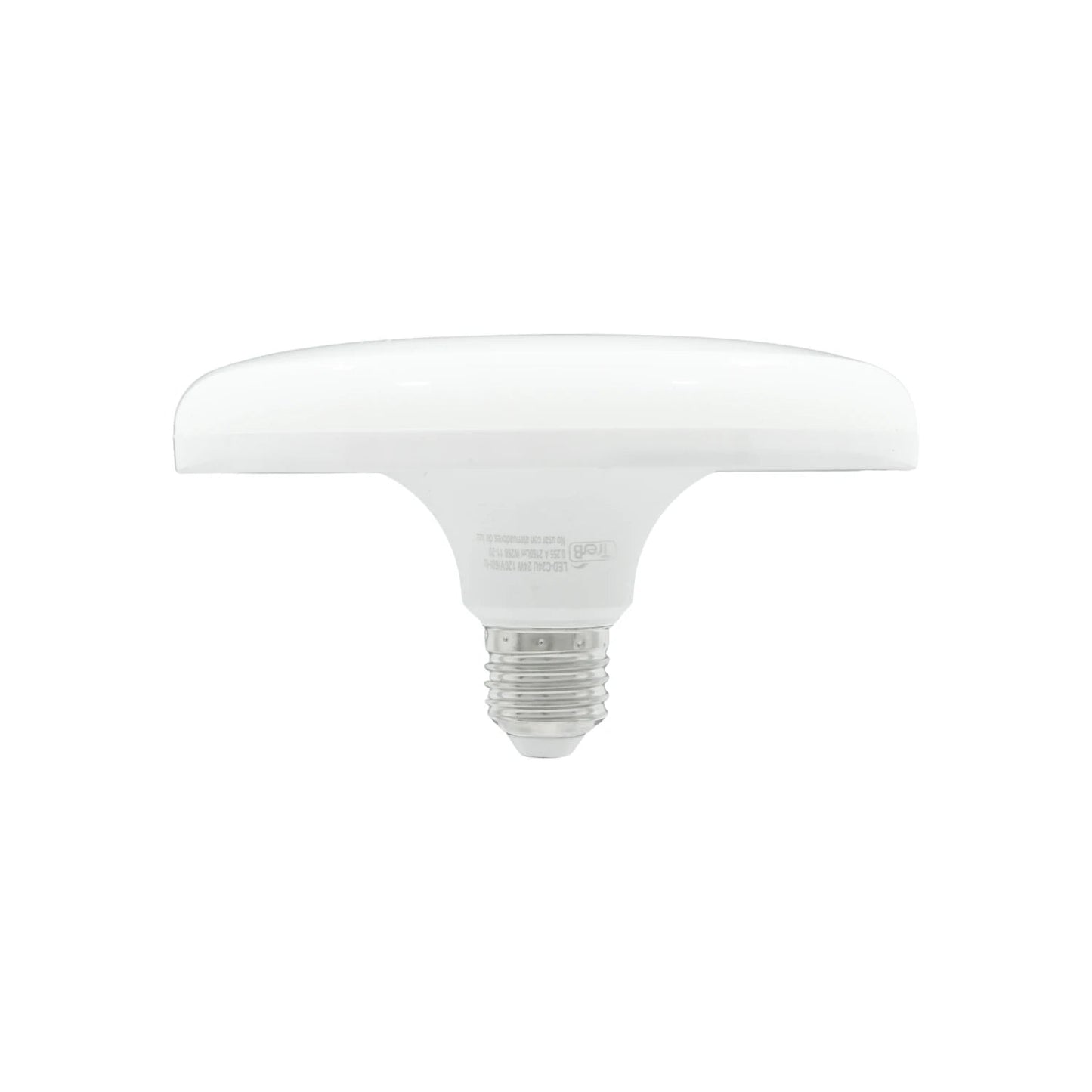 Lámpara LED Treb 24W blanca, diseño ovni, con base de rosca E27