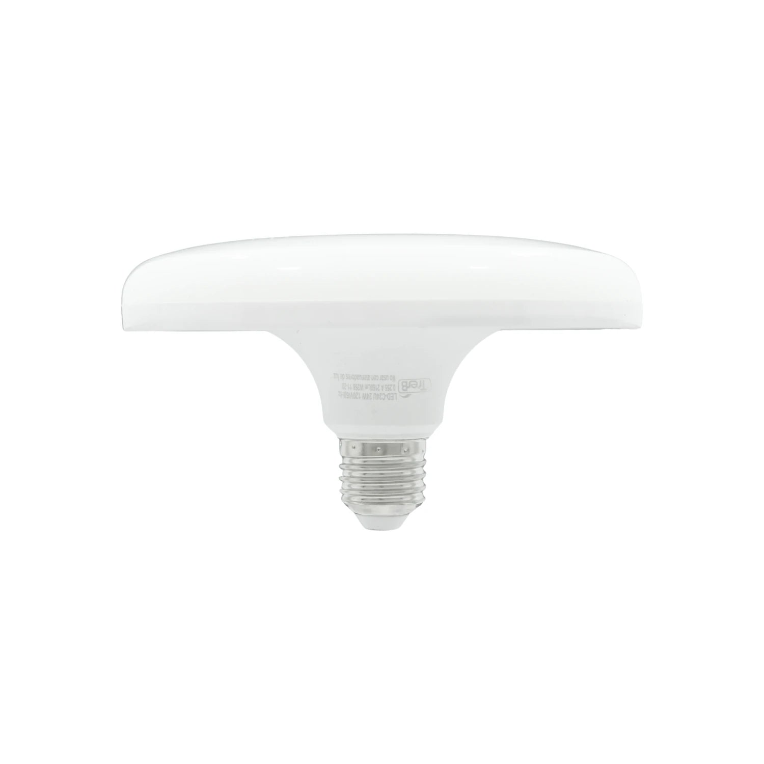 Lámpara LED Treb 24W blanca, diseño ovni, con base de rosca E27