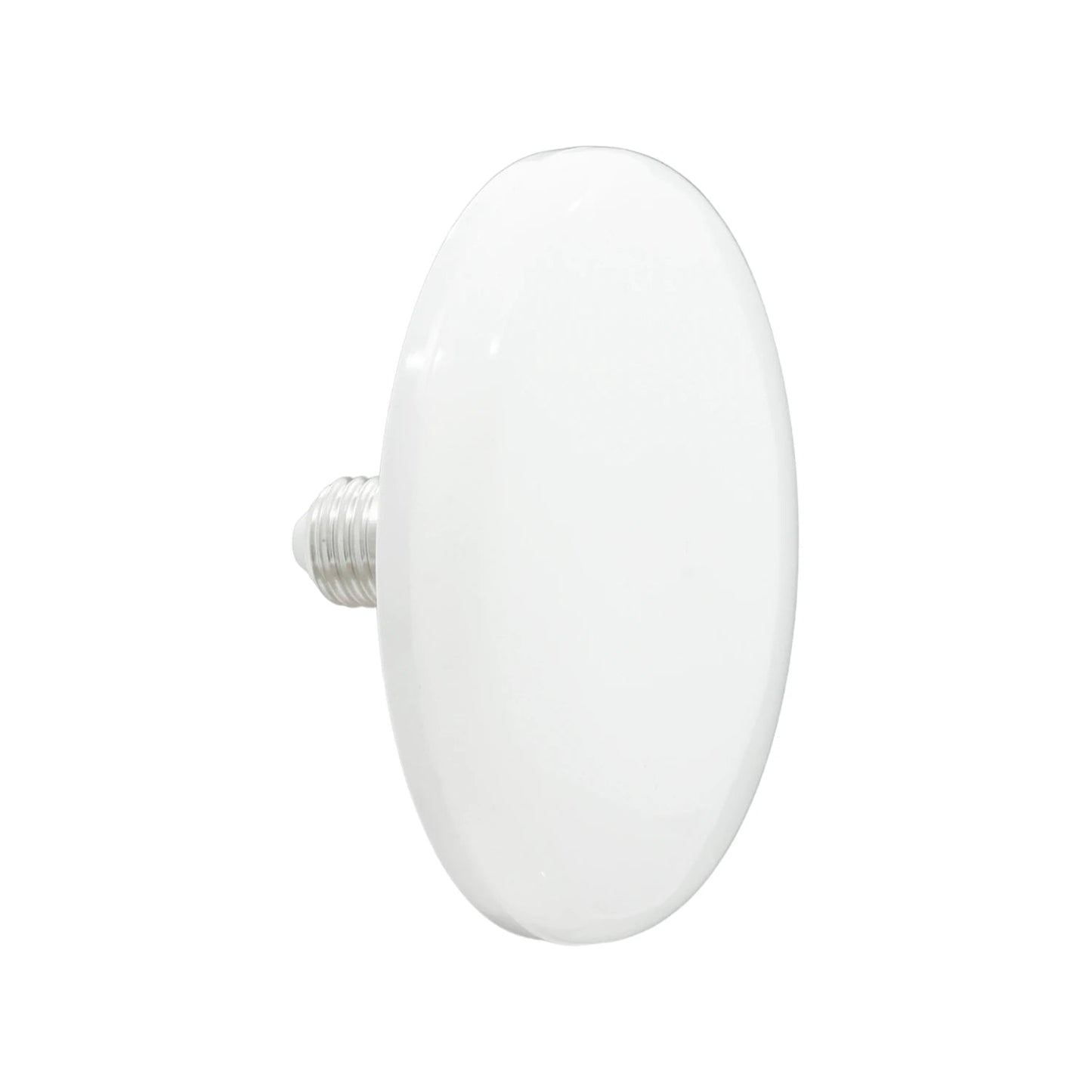 Lámpara LED blanca plana redonda 36W, tipo ovni, con base de rosca E27 para iluminación moderna