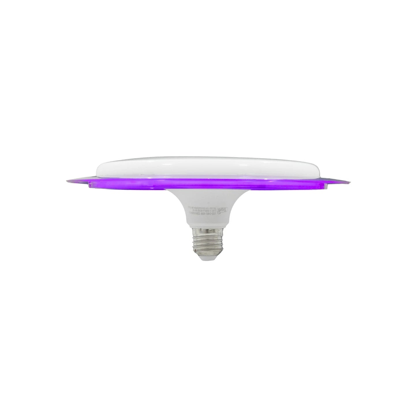 Lámpara LED-C40U ovni redonda de 8W con luz ultravioleta morada y base de rosca E27