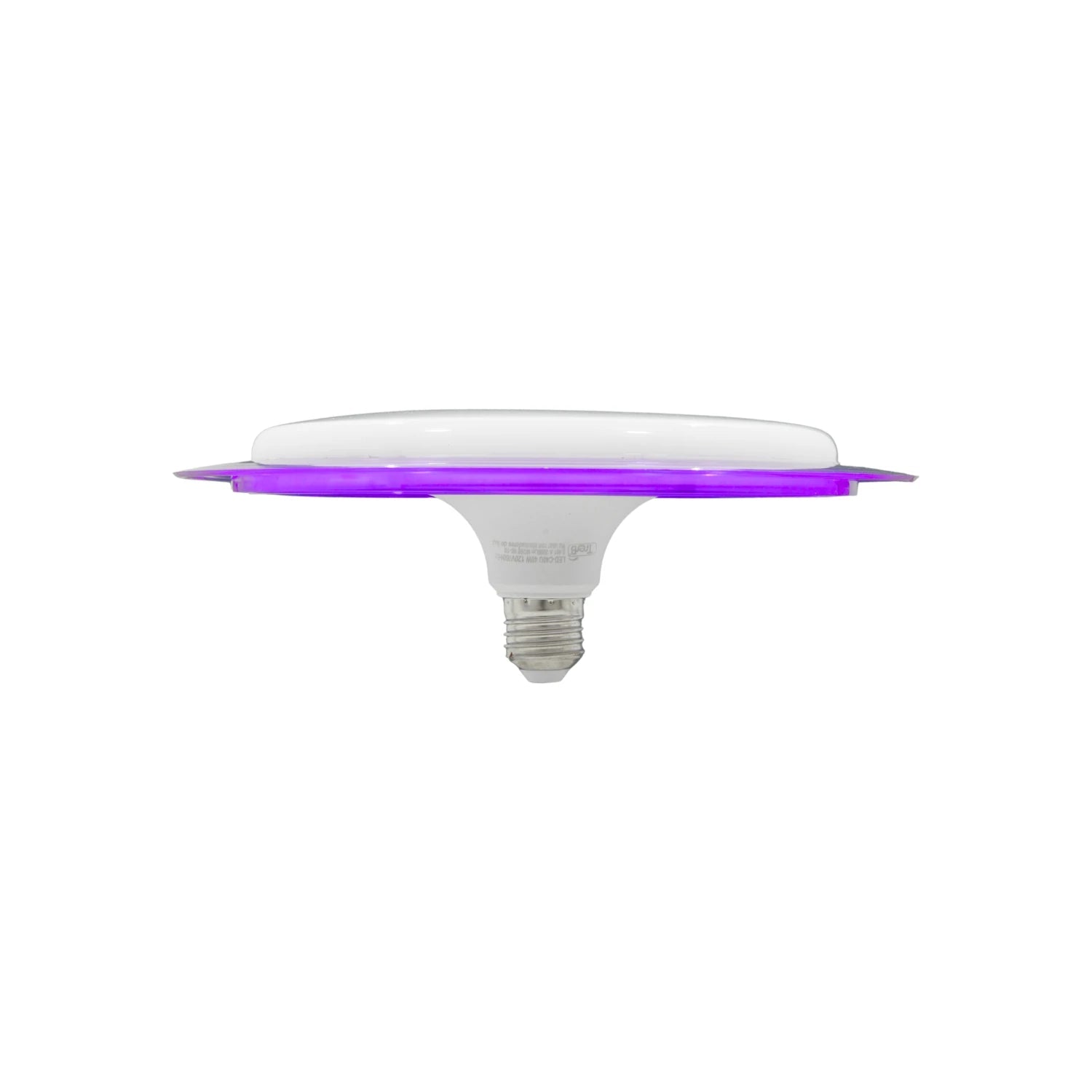 Lámpara LED-C40U ovni redonda de 8W con luz ultravioleta morada y base de rosca E27