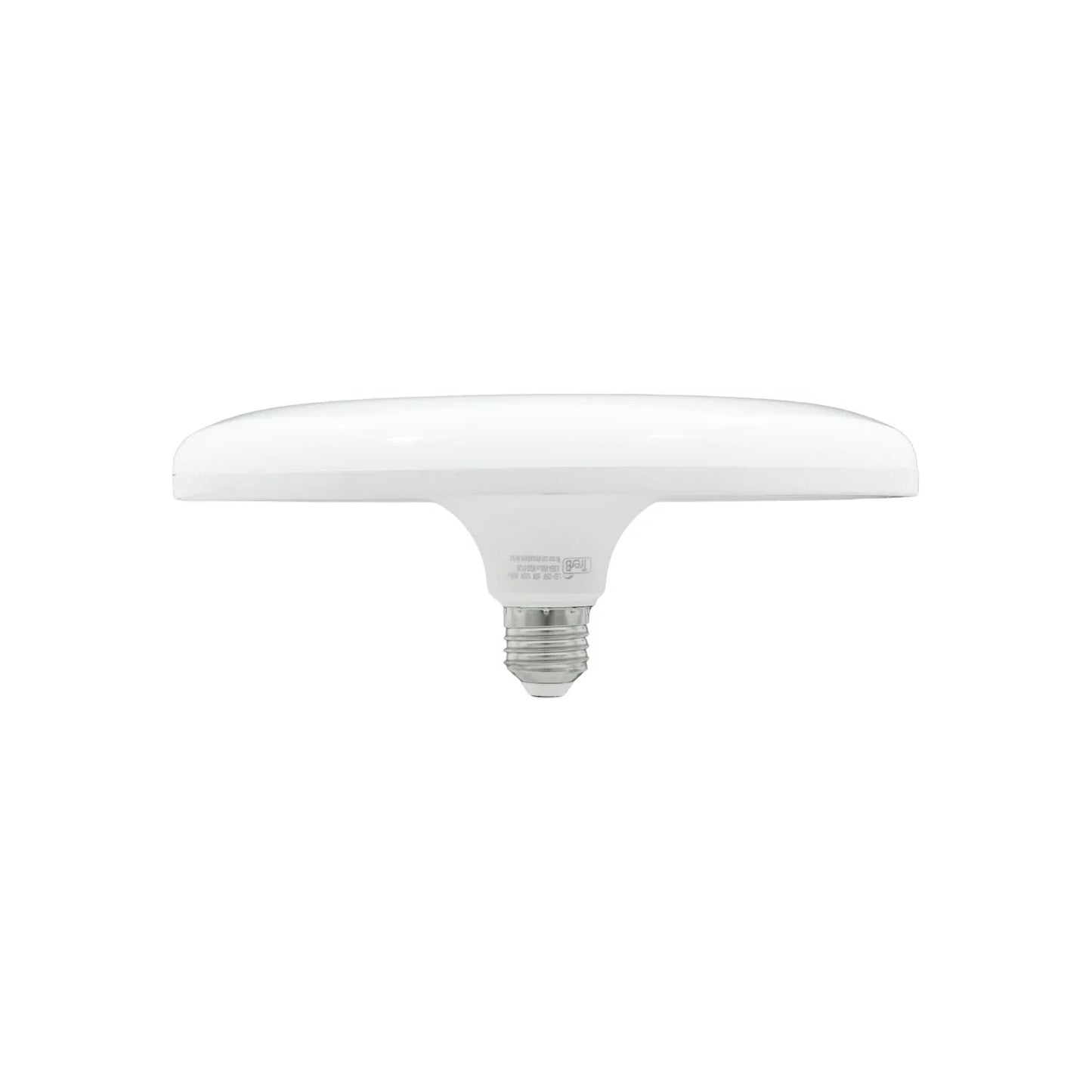 Lámpara LED ovni redonda blanca de 50W con rosca E27, ideal para iluminación de bajo consumo