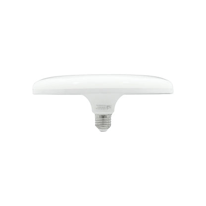 Lámpara LED ovni redonda blanca de 50W con rosca E27, ideal para iluminación de bajo consumo