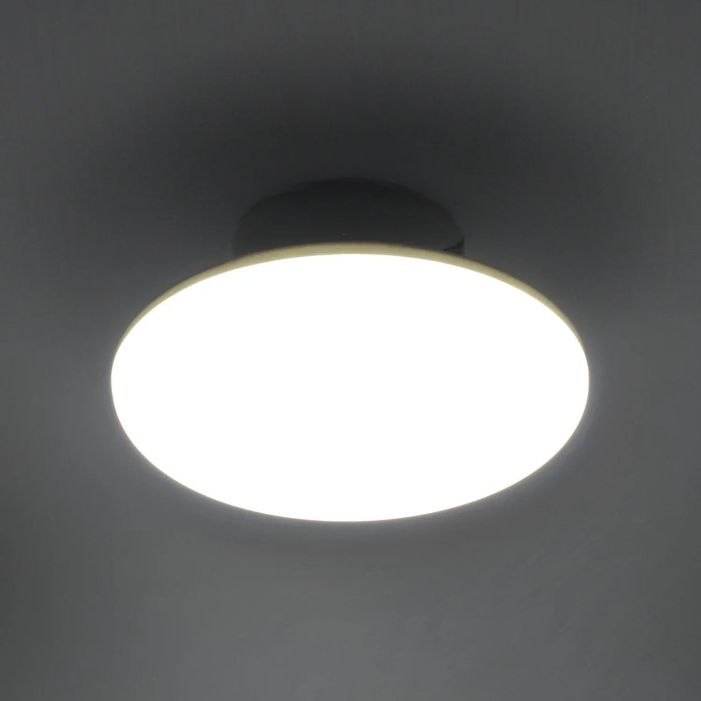 Lámpara LED de techo redonda blanca, plafón moderno para iluminación interior eficiente
