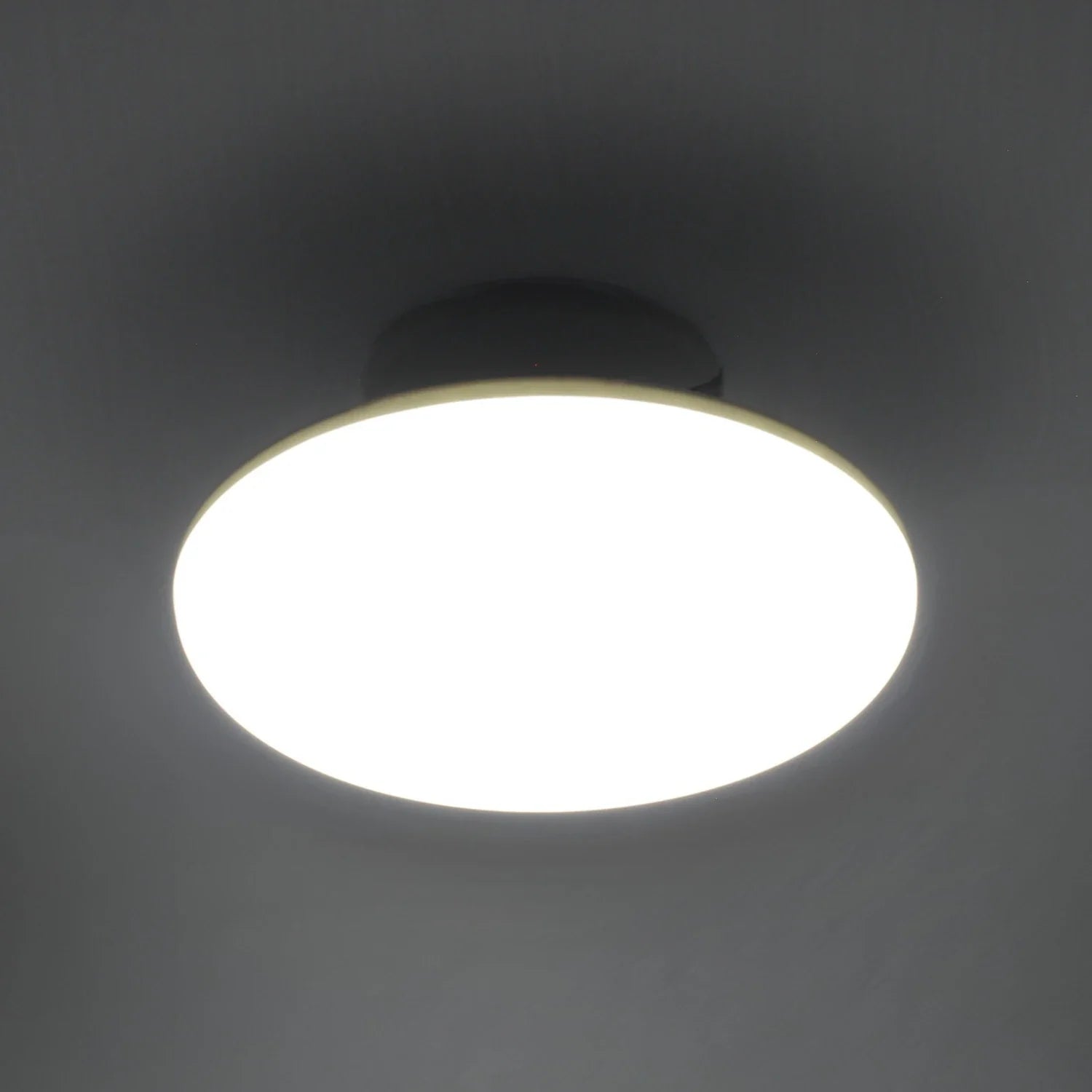 Lámpara LED de techo redonda blanca, plafón moderno para iluminación interior eficiente