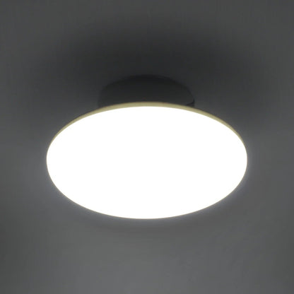 Lámpara LED de techo redonda blanca, plafón moderno para iluminación interior eficiente