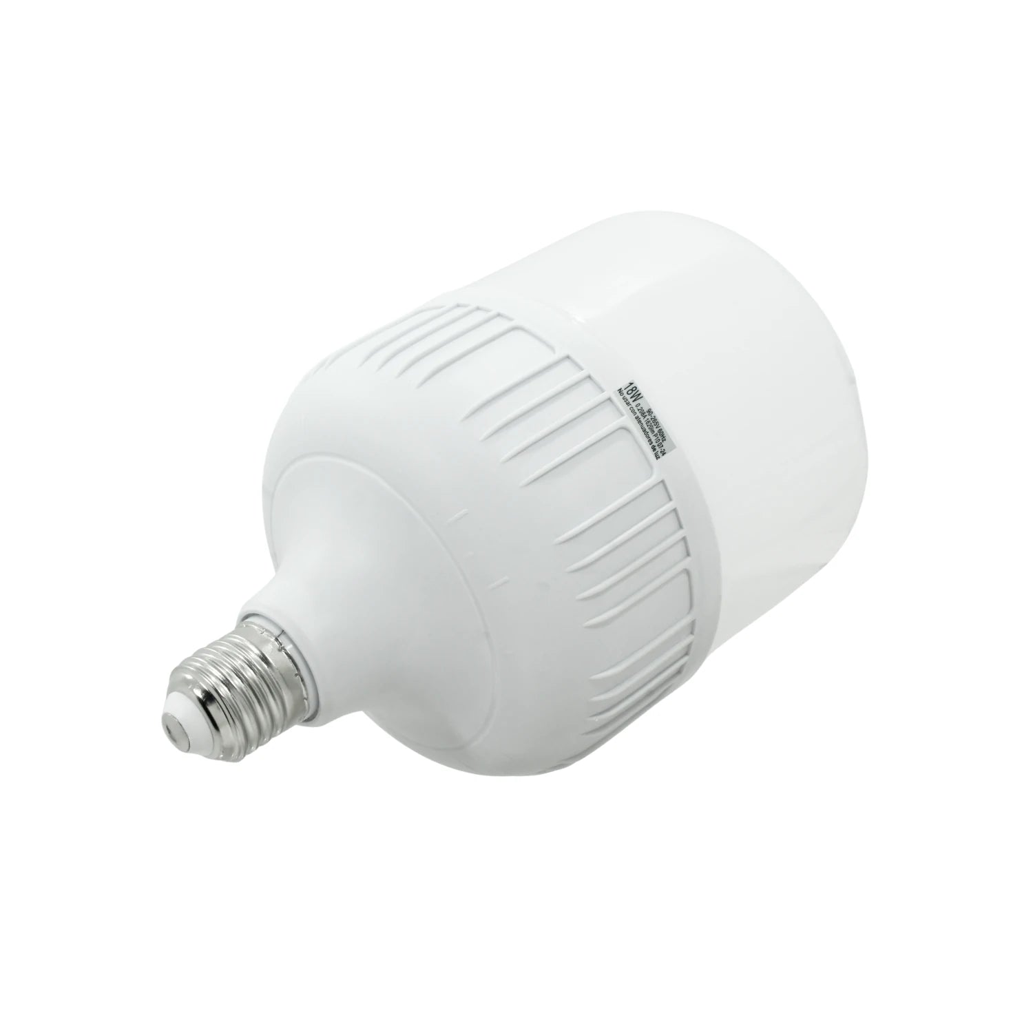 Lámpara LED tipo bulbo 18W recargable de emergencia blanca con rosca E27