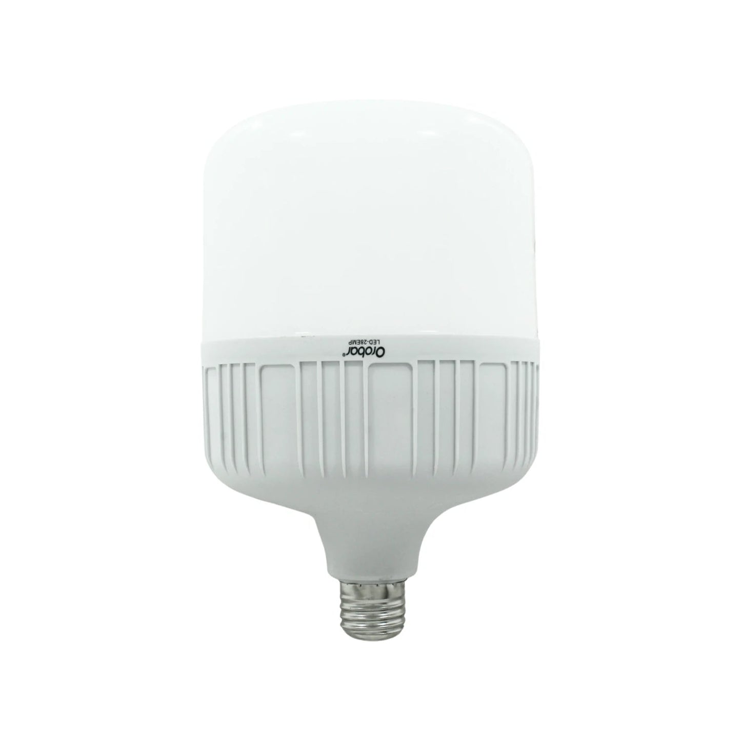 Lámpara LED Orobar 28W de emergencia, tipo bulbo blanco con rosca estándar.