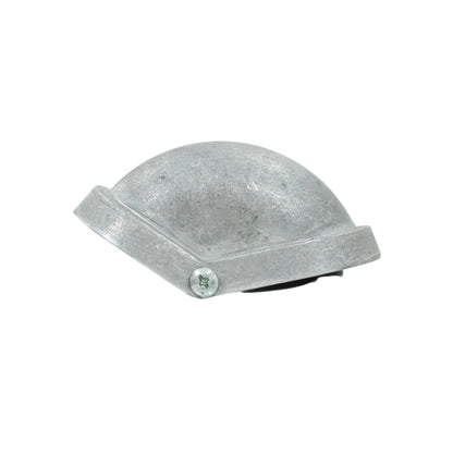 Mufa roscada 1 1/4 pulgadas para entrada de servicio eléctrico, protección exterior, color gris