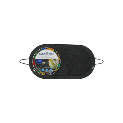 Comal ovalado acero porcelanizado grande Alfa 2020075