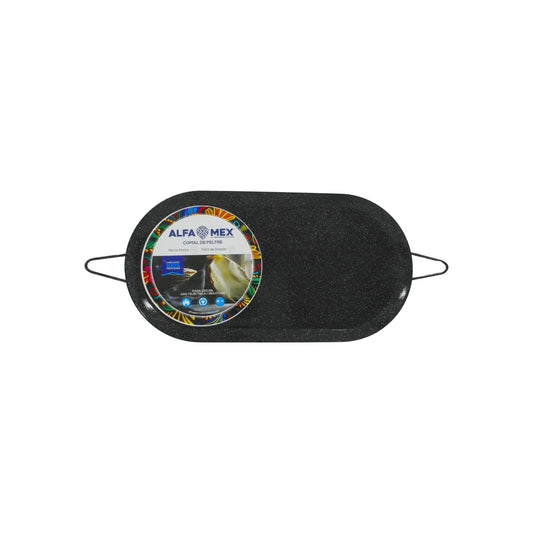 Comal ovalado acero porcelanizado grande Alfa 2020075
