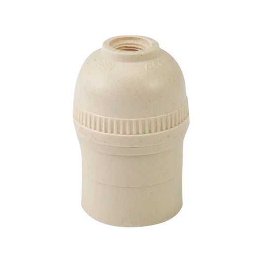 Socket sencillo baquelita negro Iusa 111