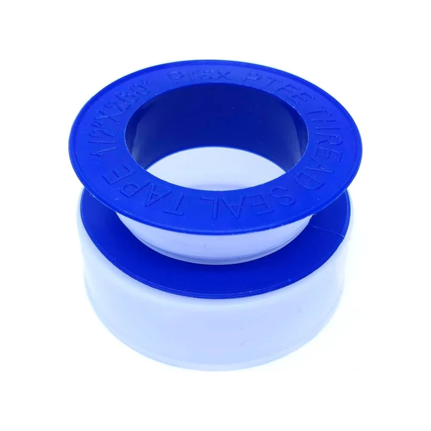 Cinta de teflón blanca 1/2 pulgada para sellar roscas de tuberías y conexiones en fontanería