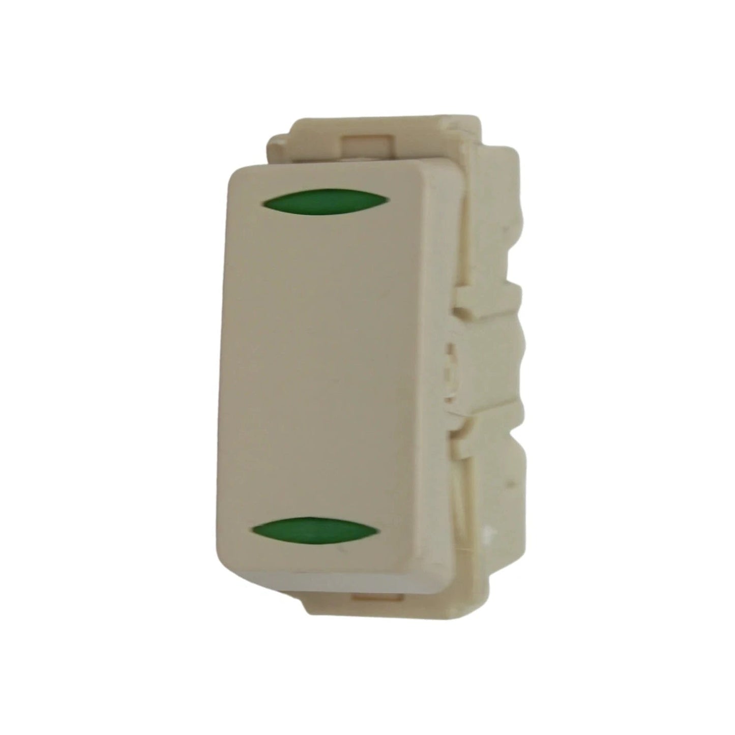 Apagador de escalera marfil modular con indicadores verdes